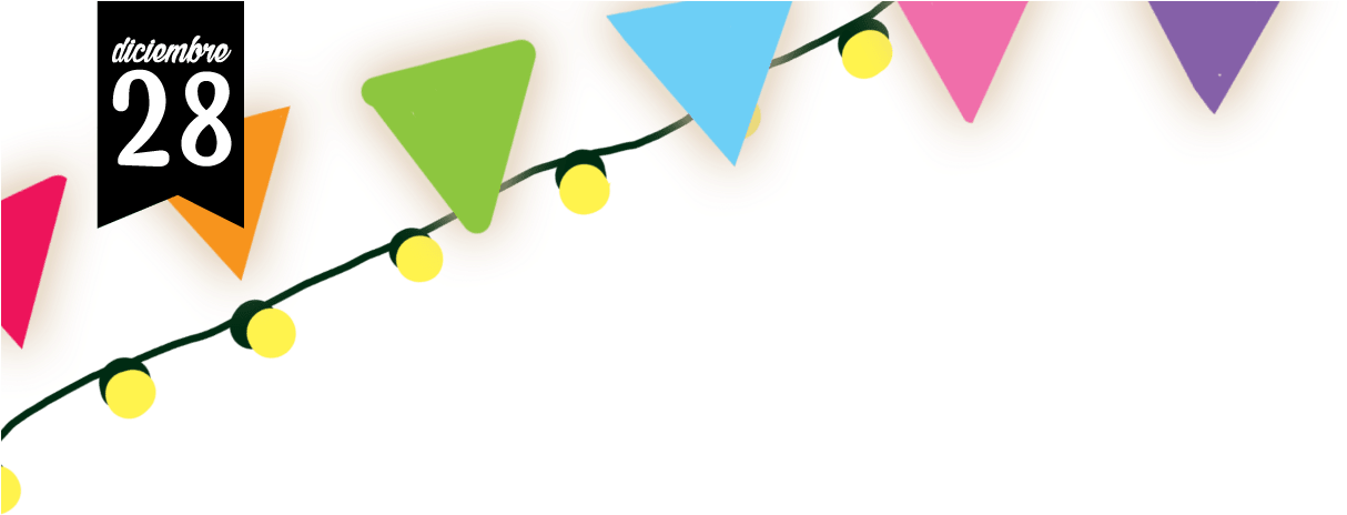 Festive Pennant Banner December28 PNG Image