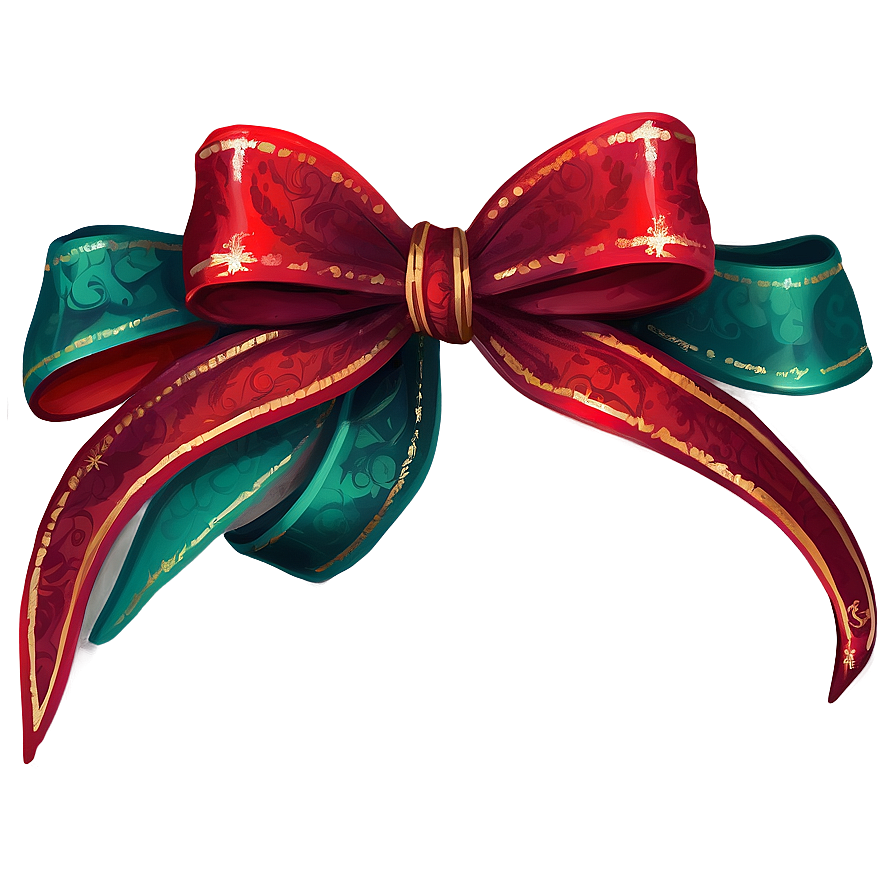 Festive Red Bow Png 47 PNG Image