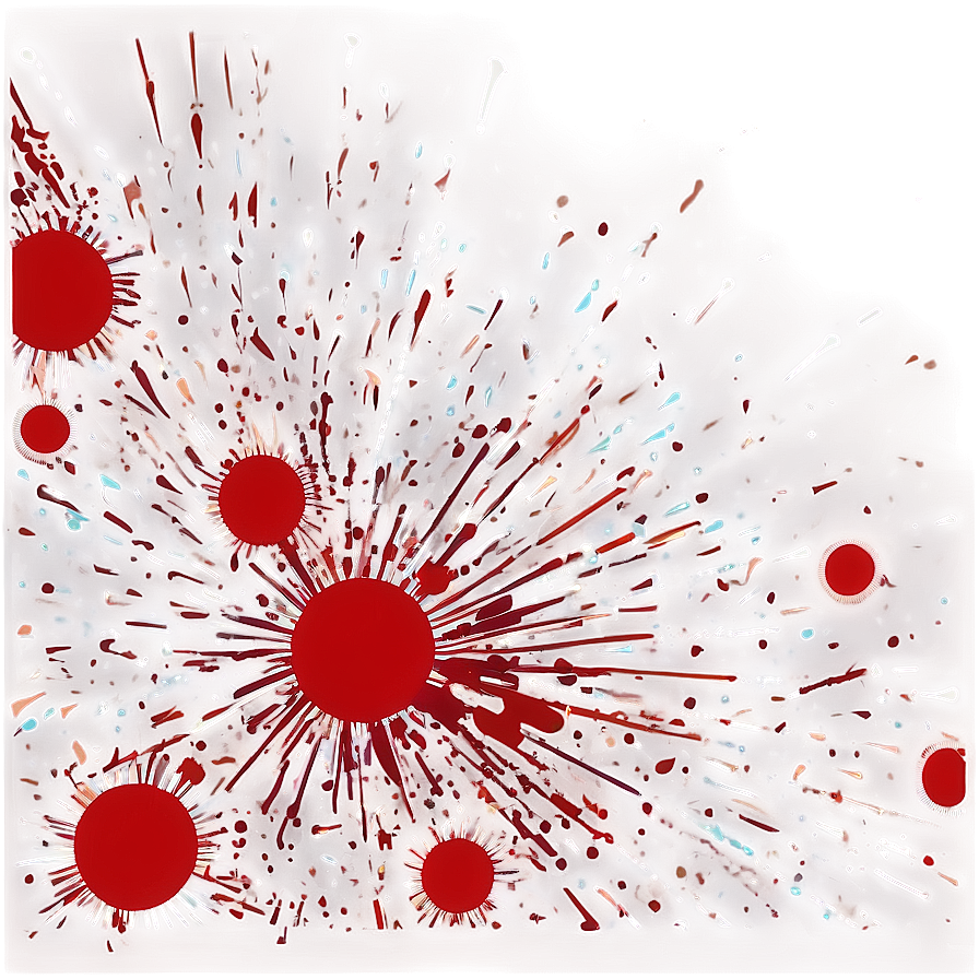 Festive Red Splatter Texture Png Ksj21 PNG Image