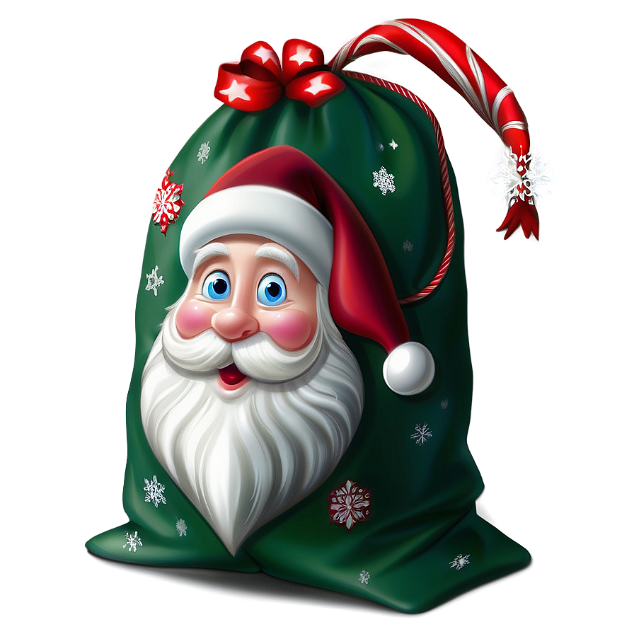 Festive Santa Sack Png Bvi58 PNG Image