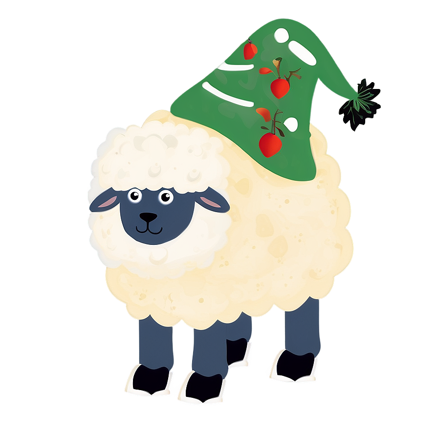 Festive Sheep Png Fpv35 PNG Image