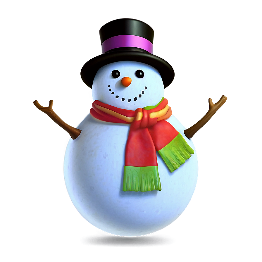 Festive Snowman Decoration Png 39 PNG Image