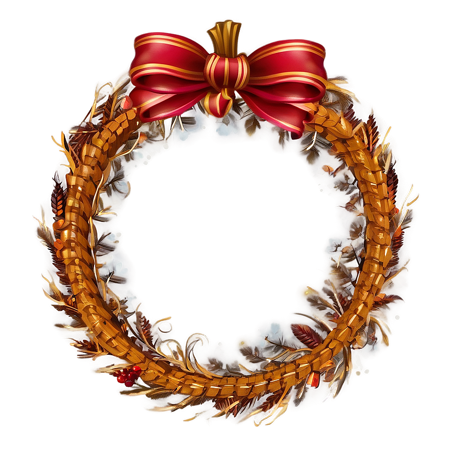 Festive Thanksgiving Border Png Kyc85 PNG Image