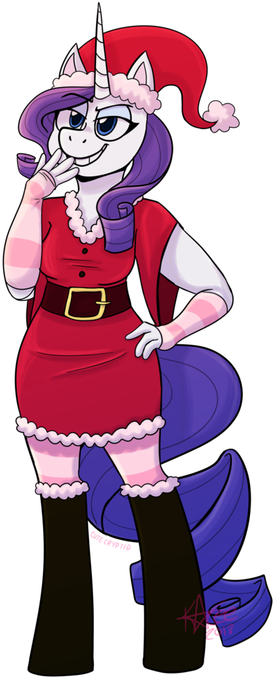 Festive_ Unicorn_ Character_ Art PNG Image