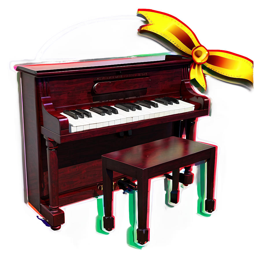 Festive Upright Piano For Holidays Png Weh PNG Image