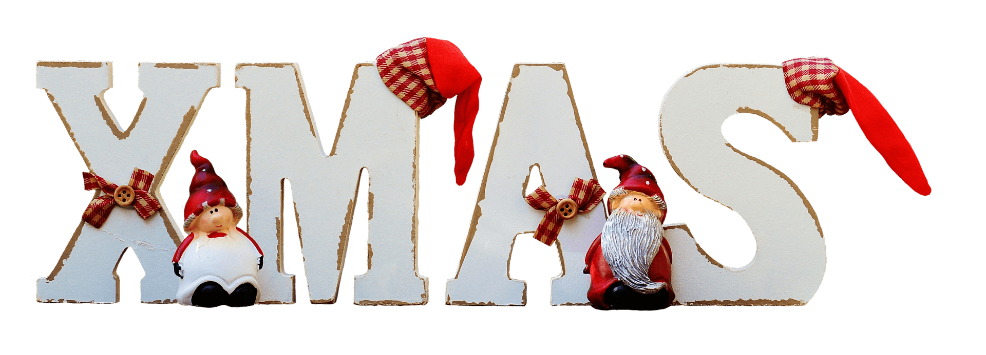 Festive X M A S Decoration PNG Image