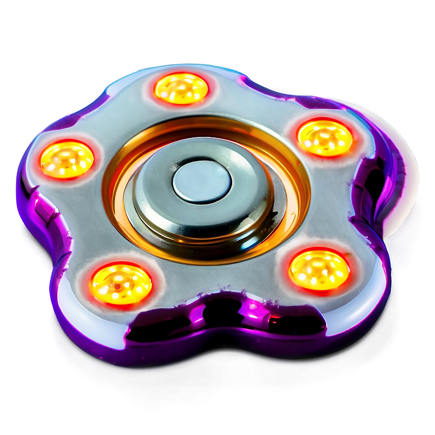 Fidget Spinner With Led Png Oql PNG Image