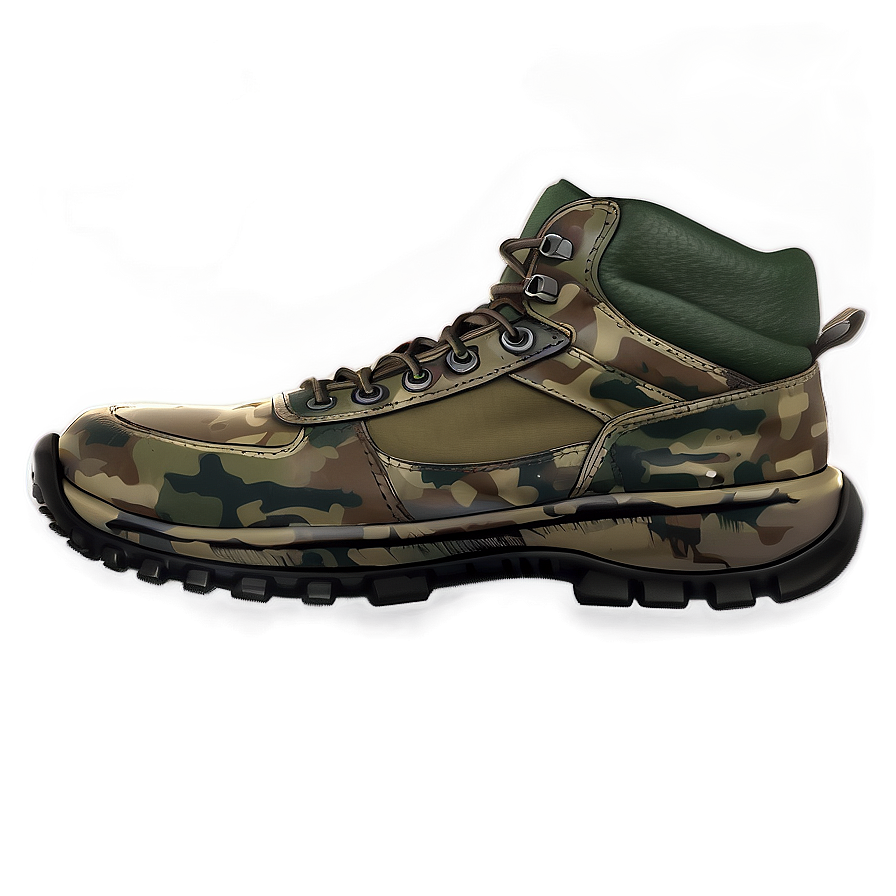 Field-ready Soldier Boots Png 06292024 PNG Image