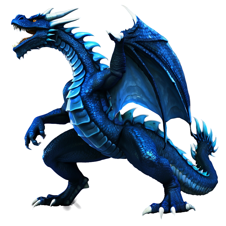 Fierce Blue Dragon Avatar Png Lme59 PNG Image