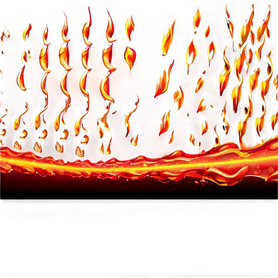 Fierce Red Fire Wave Png 06252024 PNG Image