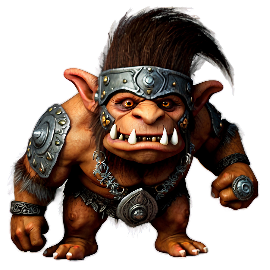 Fierce Warrior Troll Png Asm44 PNG Image