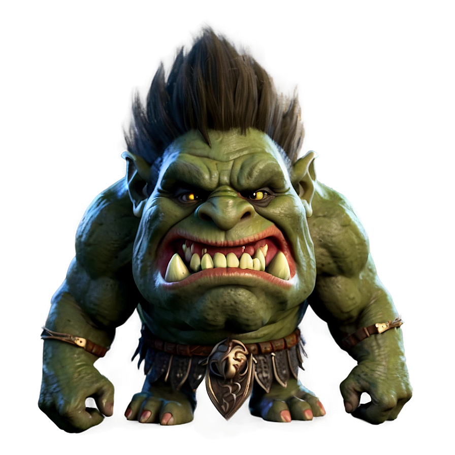 Fierce Warrior Troll Png Ety PNG Image