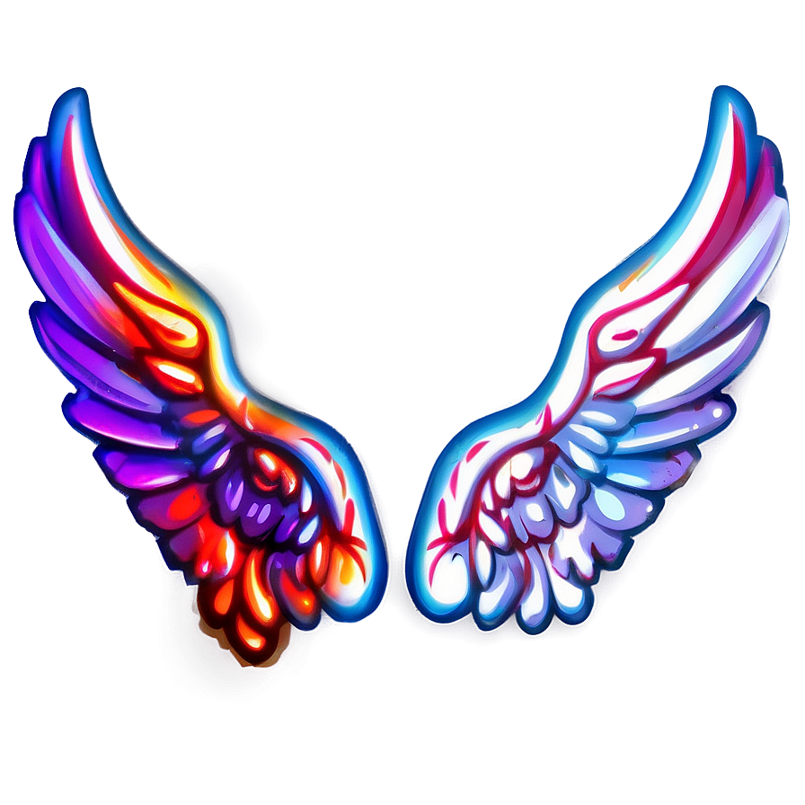 Fiery Angel Wings Icon Png 13 PNG Image