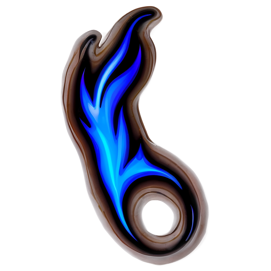 Fiery Blue Flame Background Png Kwg PNG Image