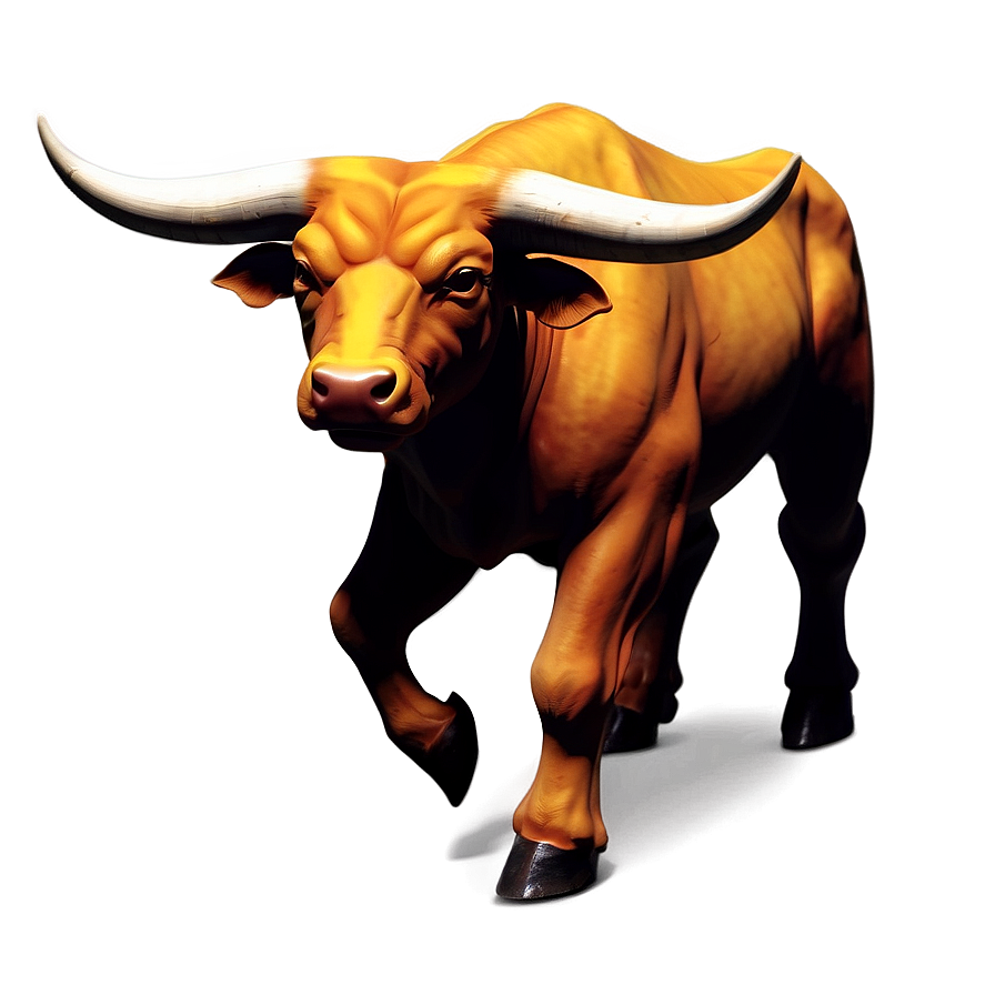 Fiery Bull Illustration Png Kqr82 PNG Image