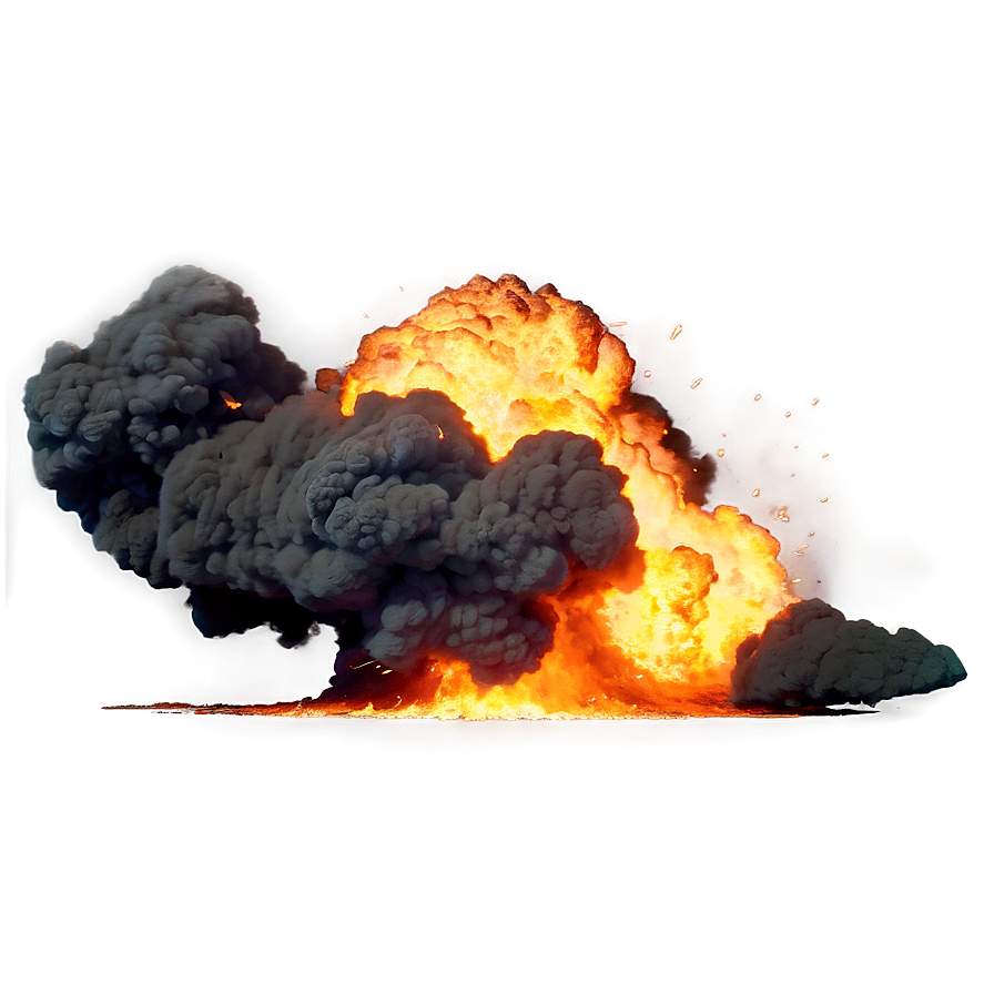 Fiery Explosion Png B PNG Image