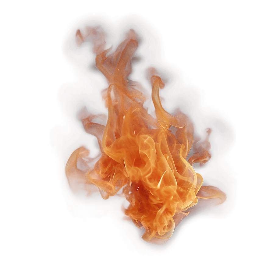 Fiery Orange Smoke Texture Png 06262024 PNG Image