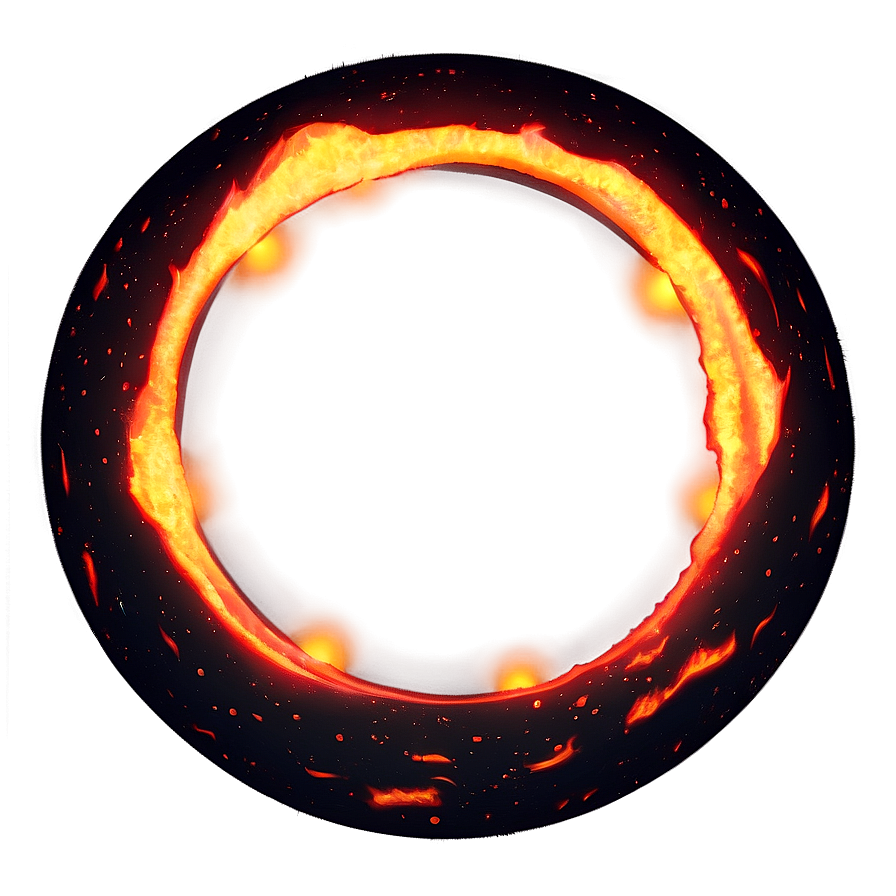 Fiery Orb Circle Png Bbj59 PNG Image