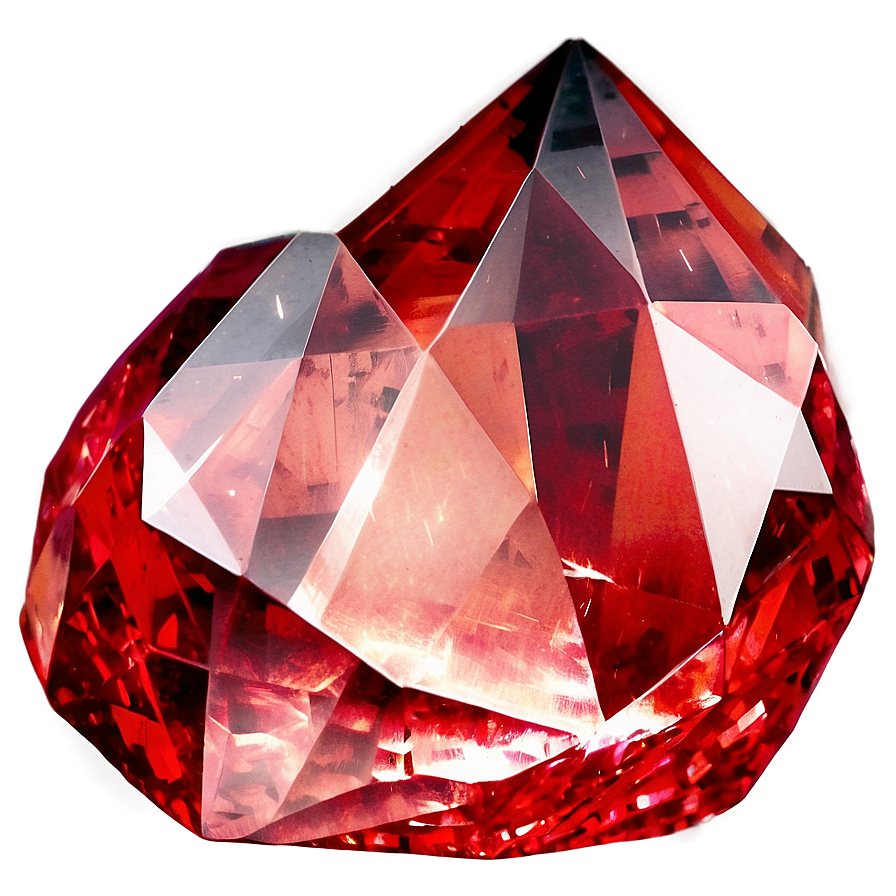 Fiery Red Crystal Png 06242024 PNG Image