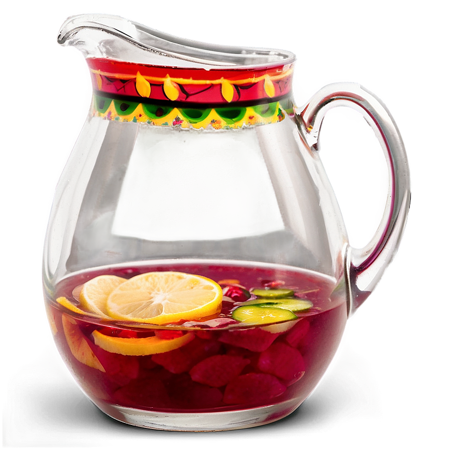 Fiesta Sangria Pitcher Png Hbi29 PNG Image