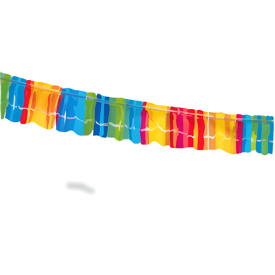 Fiesta Streamers Png Pow PNG Image