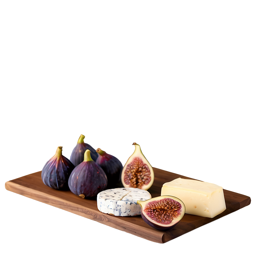 Fig Cheese Platter Png 06202024 PNG Image