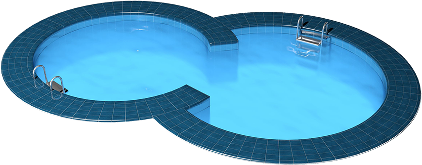 Figure8 Swimming Pool Design PNG Image