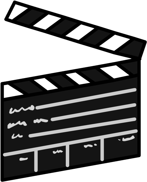 Film Clapperboard Icon PNG Image