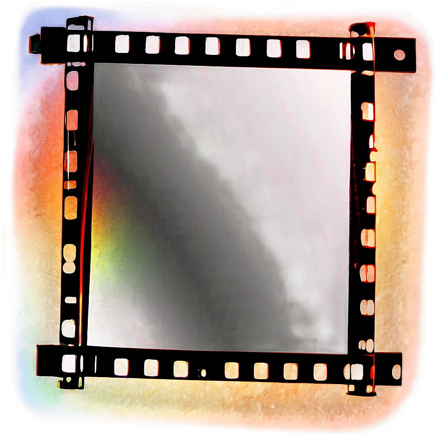 Film Frame With Light Leaks Png 77 PNG Image