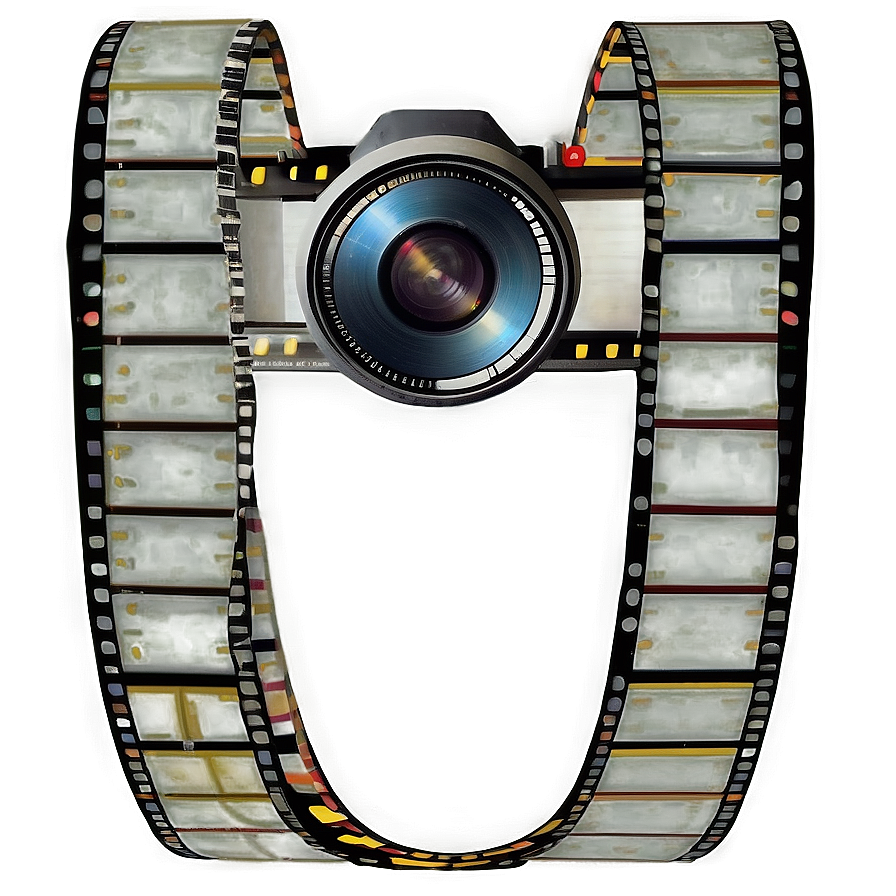 Film Strip With Camera Png Shd98 PNG Image