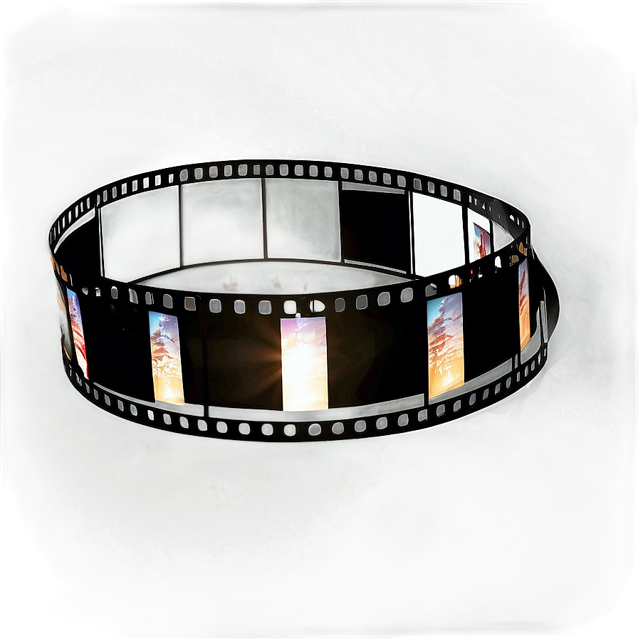 Film Strip With Lens Flare Png 51 PNG Image