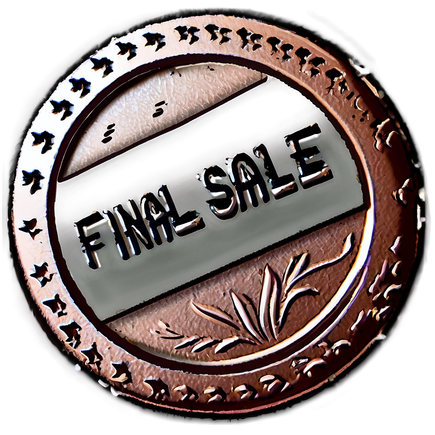 Final Sale Stamp Png Rxi PNG Image