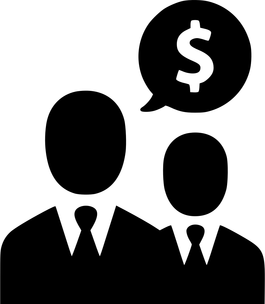 Financial Discussion Icon PNG Image