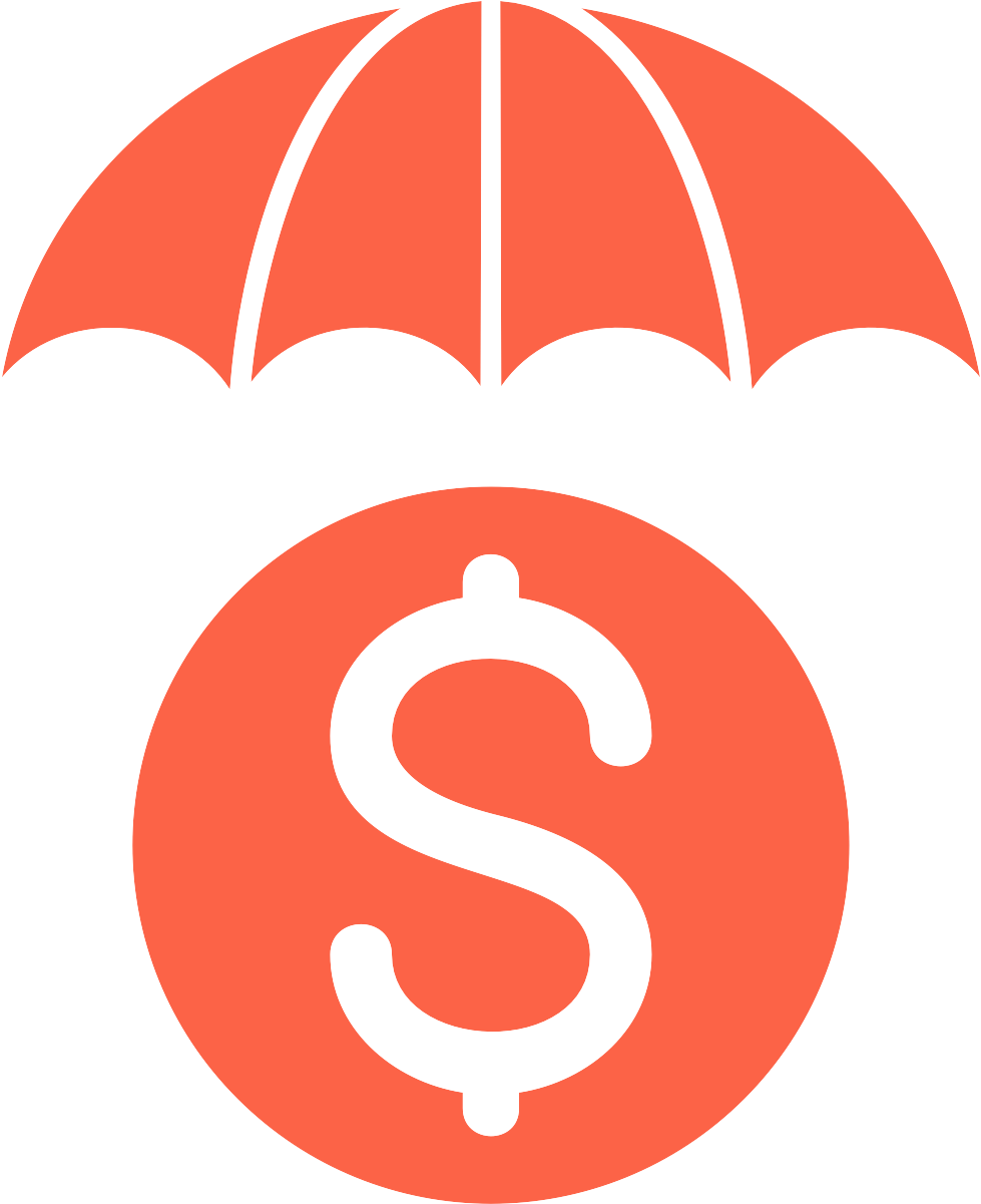 Financial Protection Umbrella Concept PNG Image