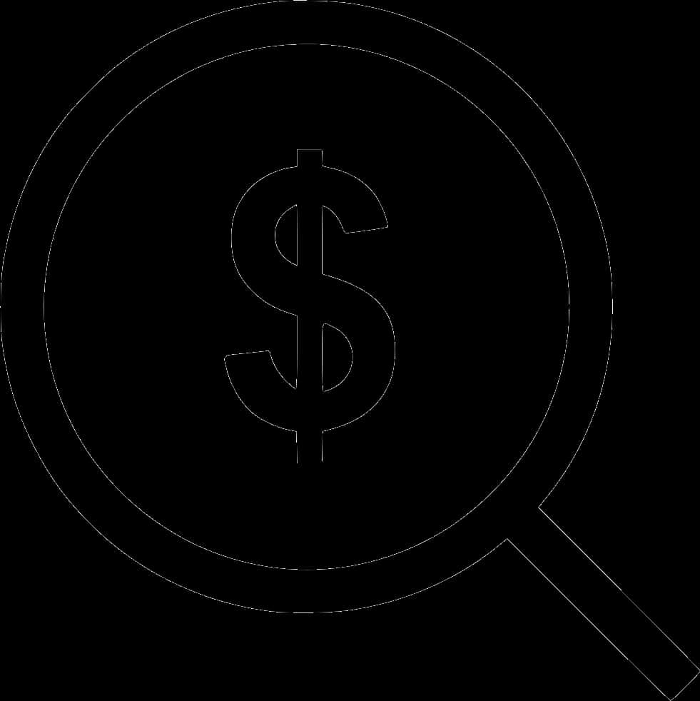 Financial Search Icon PNG Image