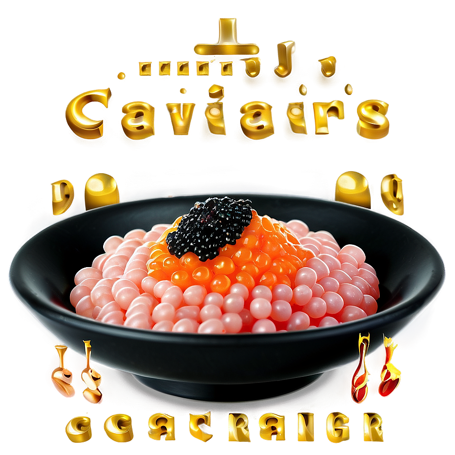 Fine Dining Caviar Png 06252024 PNG Image