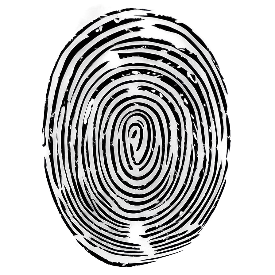 Fingerprint With Abstract Swirls Png Ump PNG Image