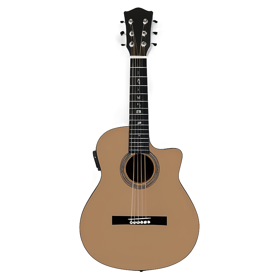 Fingerstyle Guitar Outline Png 46 PNG Image