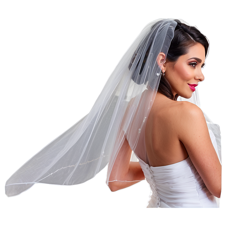 Fingertip Length Veil Png Oxj72 PNG Image