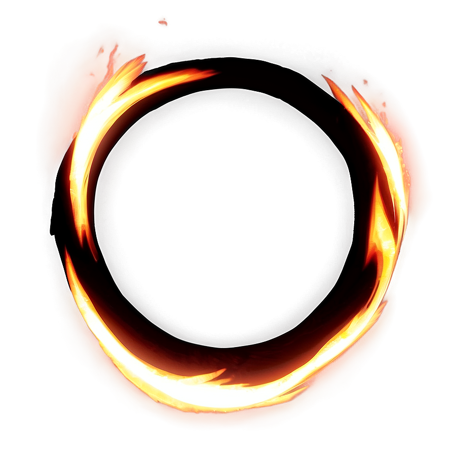 Fire Circle C PNG Image