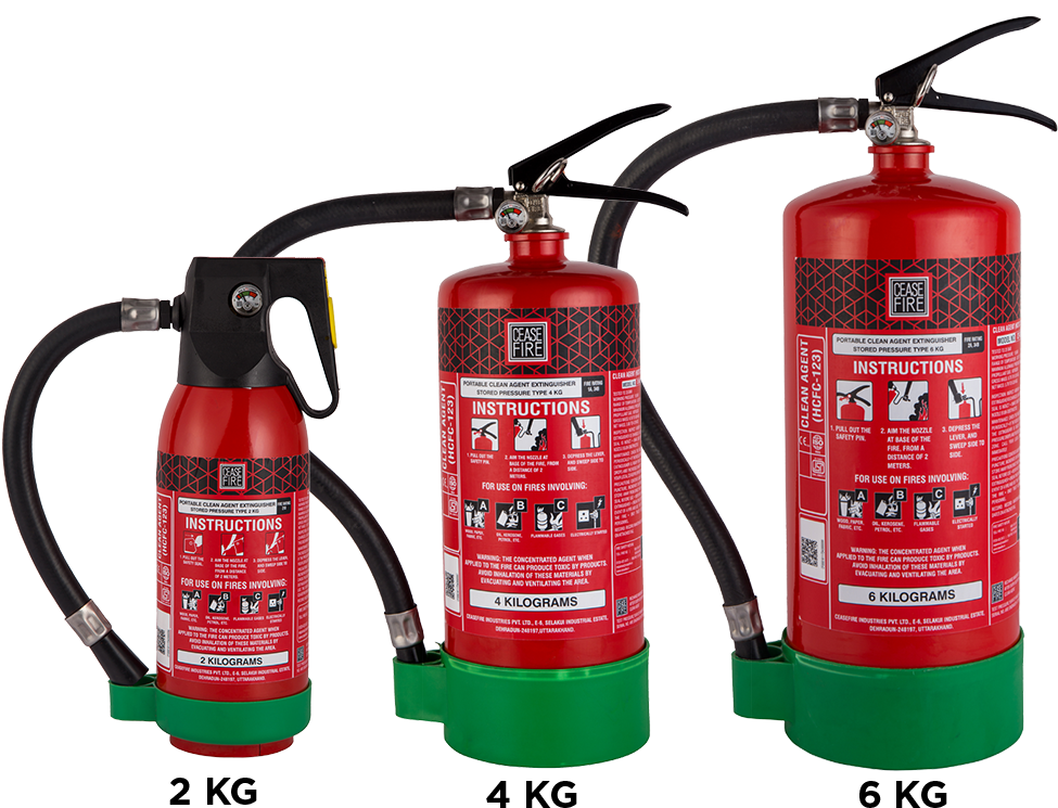 Fire Extinguishers Different Sizes PNG Image