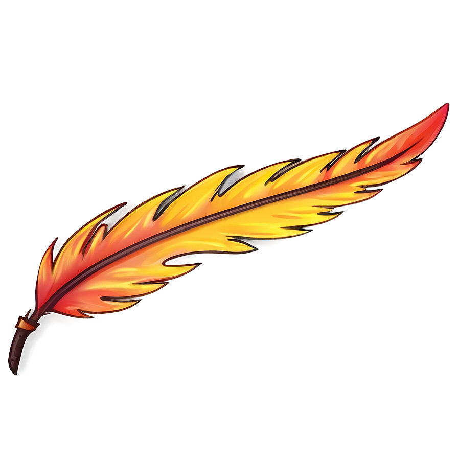 Fire Feather Border Png 06212024 PNG Image