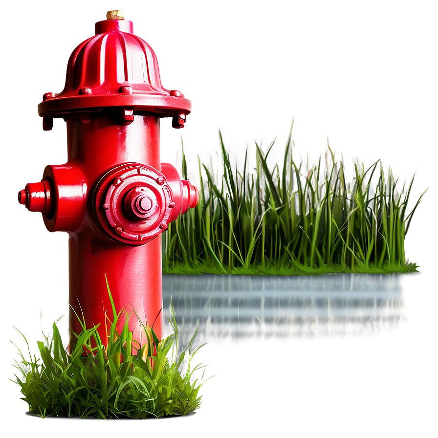 Fire Hydrant In Grass Png Kft PNG Image