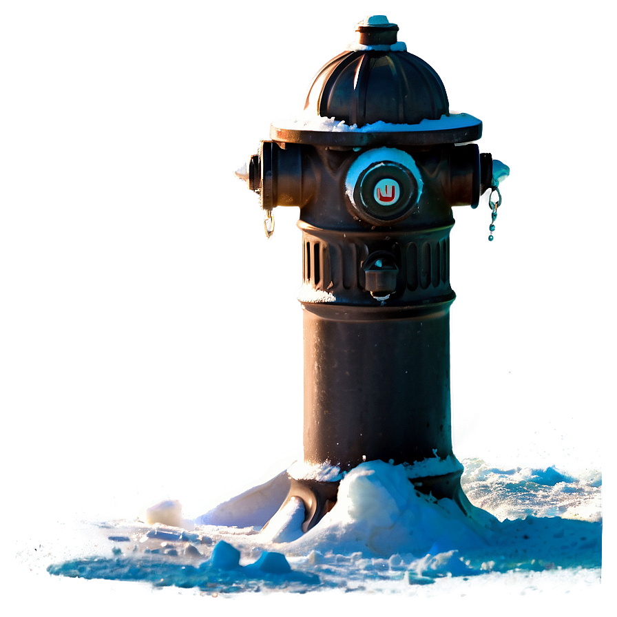 Fire Hydrant In Snow Png 20 PNG Image