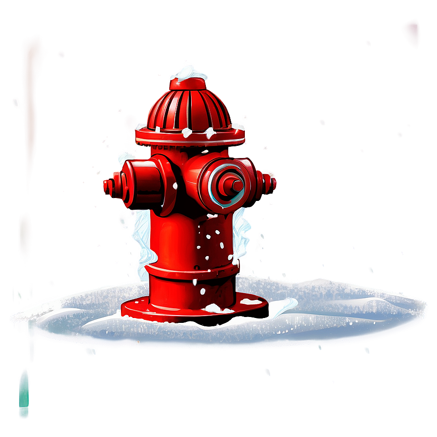 Fire Hydrant In Snow Png Fmb PNG Image