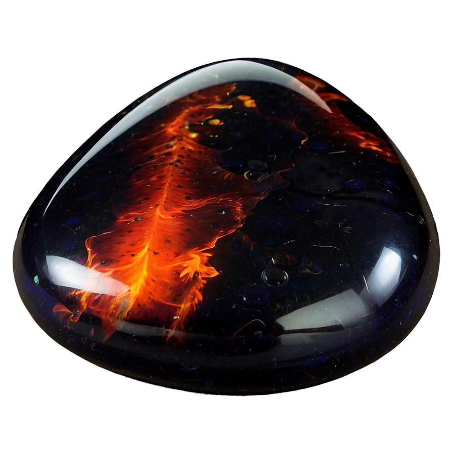 Fire Obsidian Cabochon Png 69 PNG Image