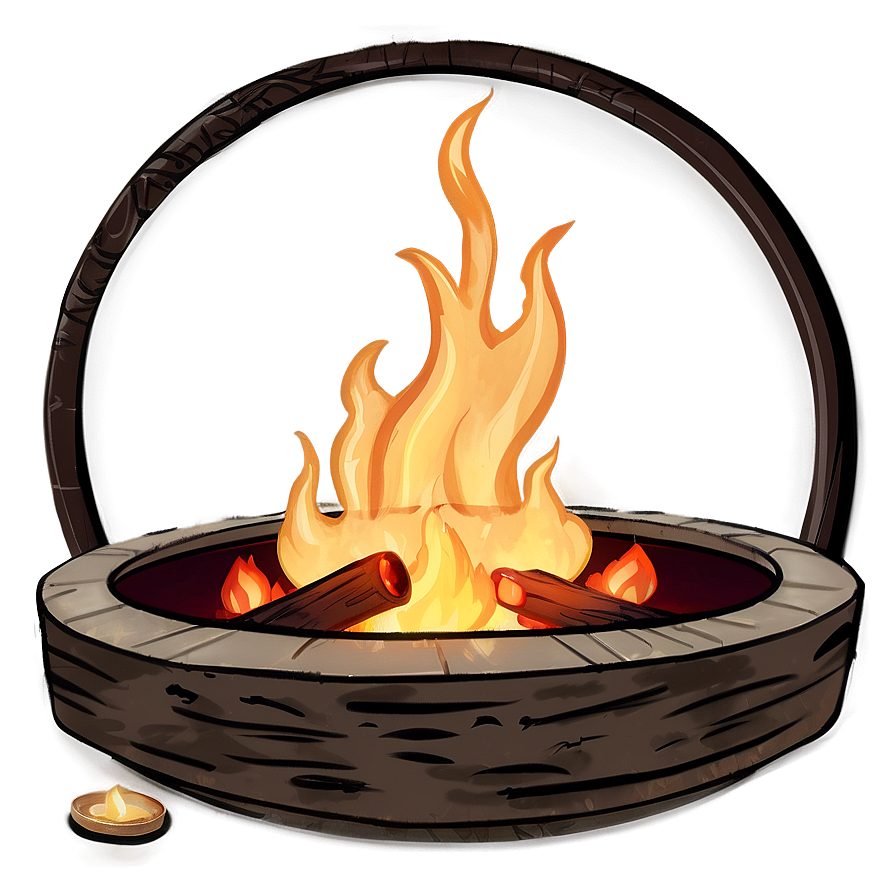 Fire Pit Coziness Png A PNG Image