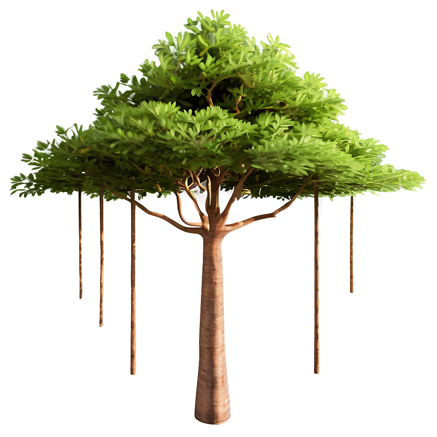 Fire Resistant Tree Elevation Png Djv78 PNG Image