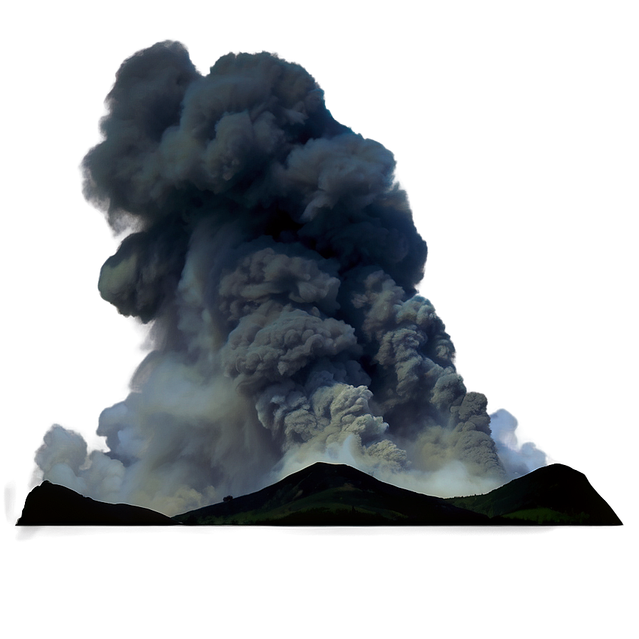 Fire Smoke Eruption Png Col PNG Image