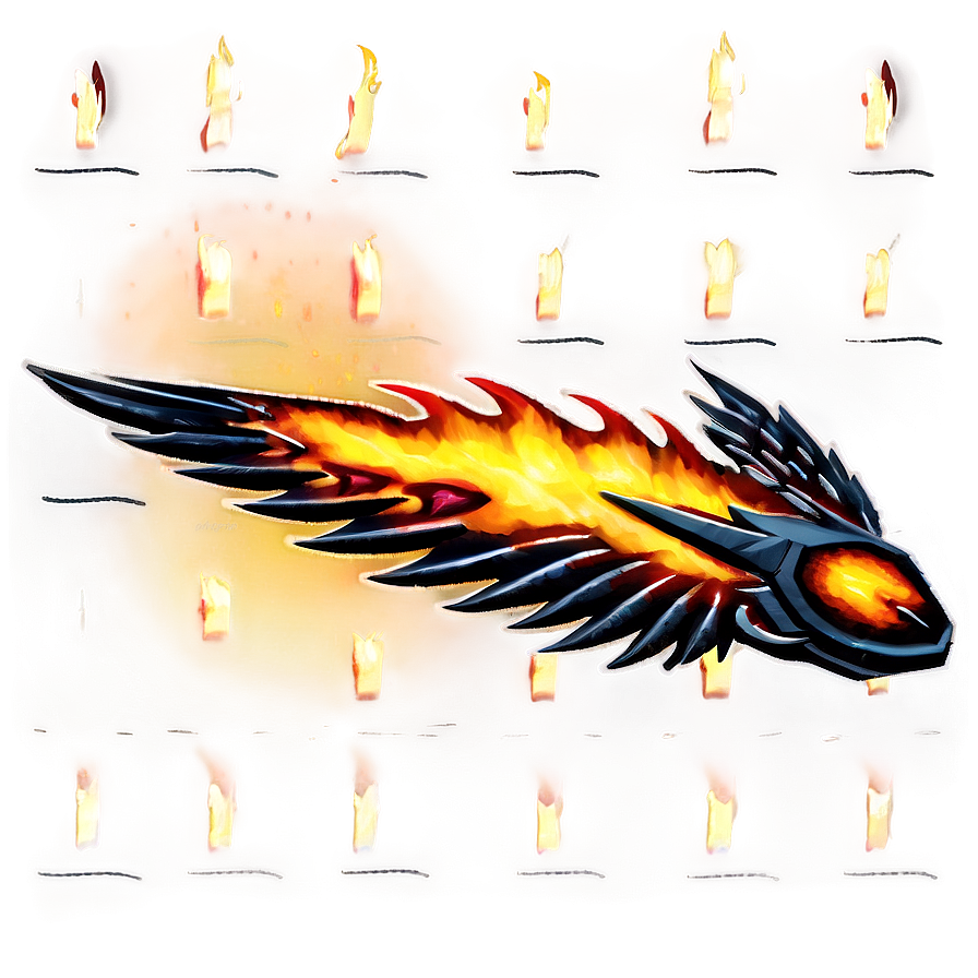 Fire Wing Png Iki57 PNG Image